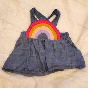 Rainbow overall dress